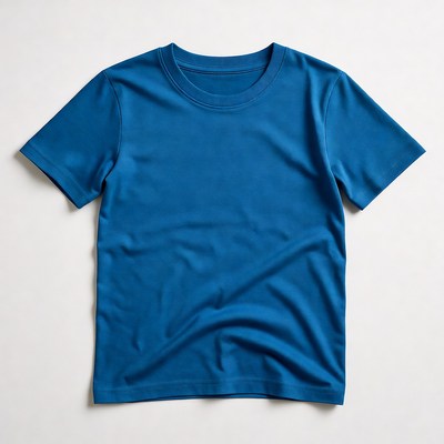 Blue Kids T-Shirt Isolated