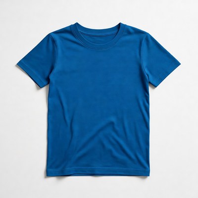 Blue Youth T-Shirt Isolated