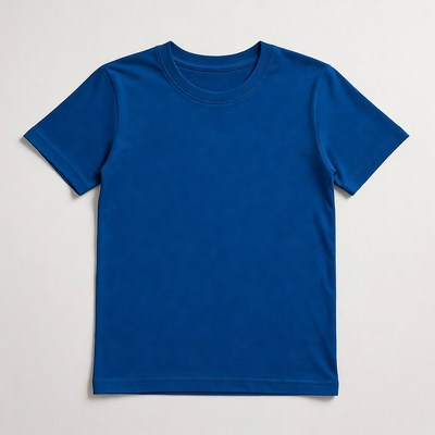 Blue T-Shirt Isolated on White
