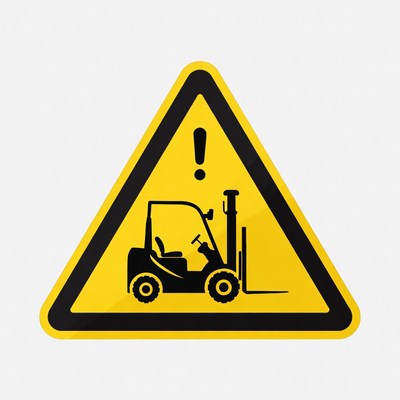 Forklift Warning Sign