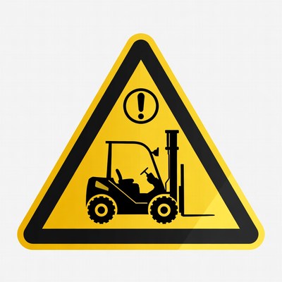 Forklift Warning Sign