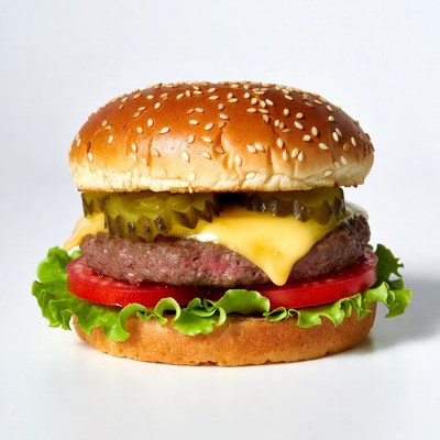 Classic Cheeseburger with Pickles