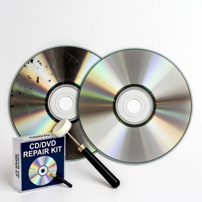 CD DVD Repair Kit with Discs
