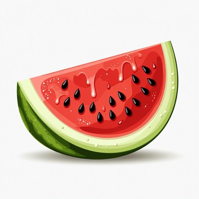 Sliced Watermelon with Juice