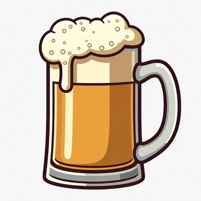 Beer Mug with Foam