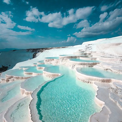 Terraced Travertine Pools Pamukkale