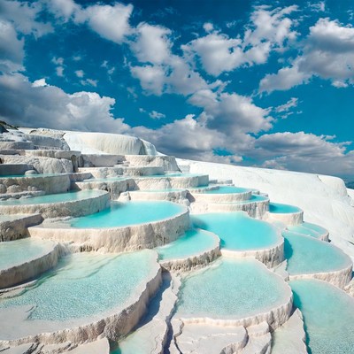 Pamukkale Travertine Terraces Turkey