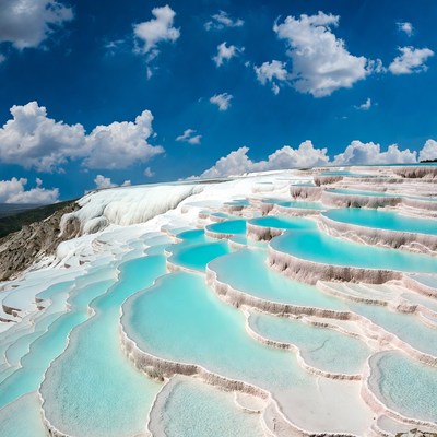 Pamukkale Travertine Terraces Turkey
