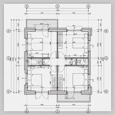 Two-Story House Floor Plan