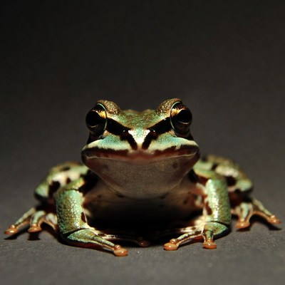 Green Tree Frog Close-Up