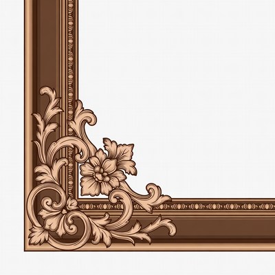 Ornate Golden Picture Frame