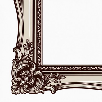 Ornate Vintage Picture Frame