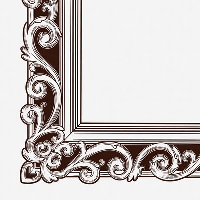 Ornate Vintage Picture Frame