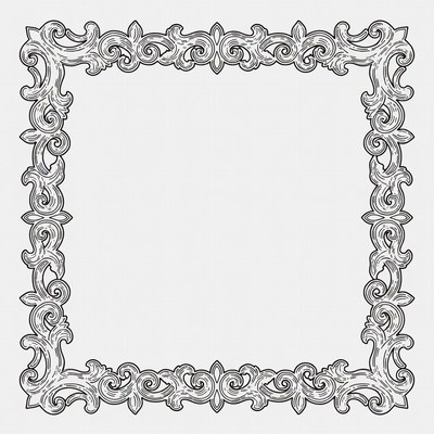 Ornate Vintage Frame Border