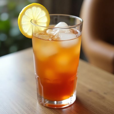 Iced Tea with Lemon Slice