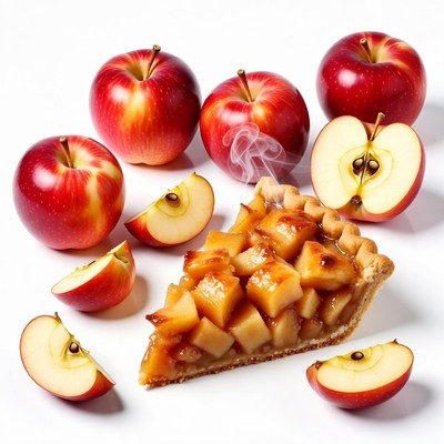Fresh Apple Pie with Apples