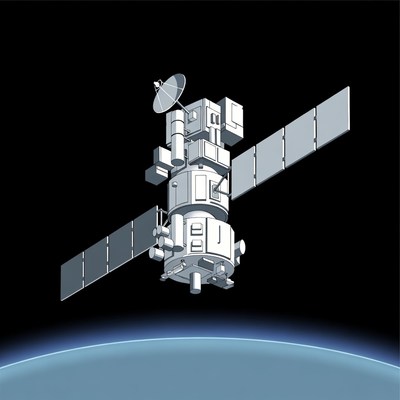 Satellite Orbiting Earth