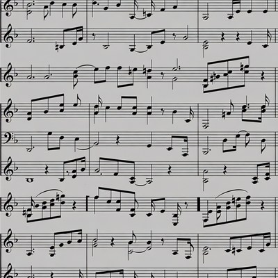 Musical Staff Sheet Music