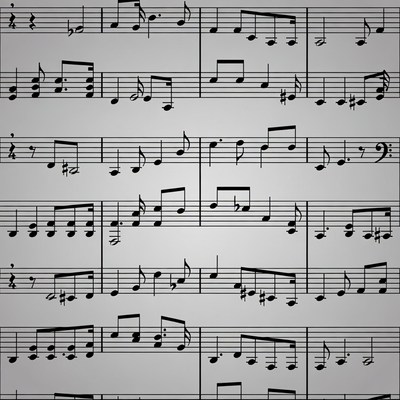 Musical Staff Sheet Music