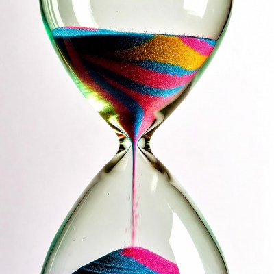 Colorful Sand Hourglass