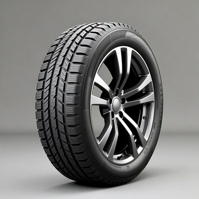 Winter Tire on Alloy Wheel