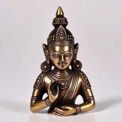 Bronze Green Tara Statue