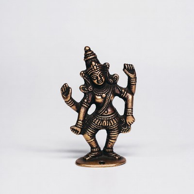 Bronze Hindu Goddess Dancing Statue