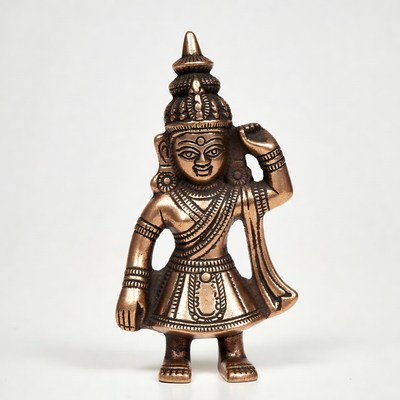 Brass Hindu Goddess Statue