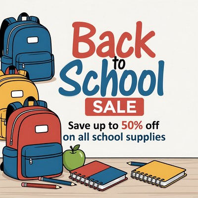 Back to School Sale Backpacks