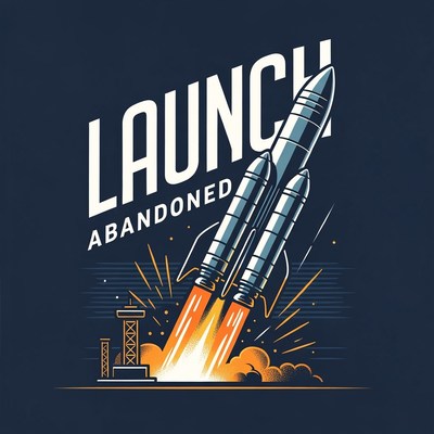 Abandoned Launch Rocket Illustration