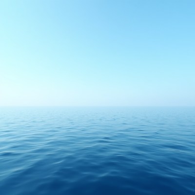 Calm Blue Ocean Waves