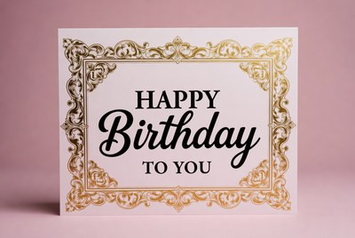 Happy Birthday To You Card