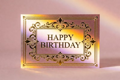 Happy Birthday Ornate Card