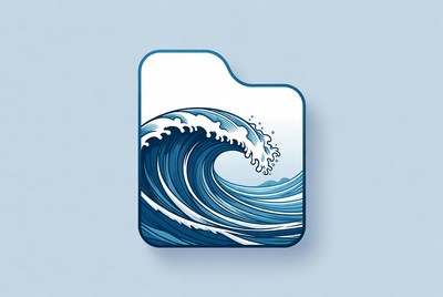 Wave Folder Icon