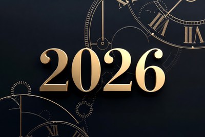 Golden 2026 with Clock Gears
