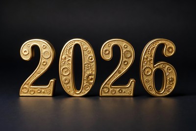 Golden 2026 Numbers with Gears