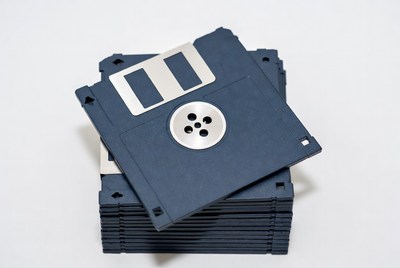 Stack of 3.5-inch Floppy Disks
