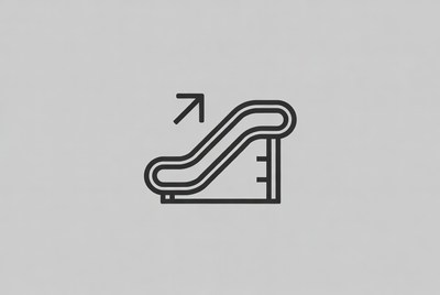 Upward Escalator Icon