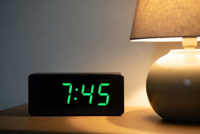 Digital Alarm Clock Showing 7:45