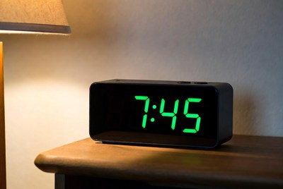 Digital Clock Showing 7:45