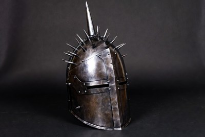 Spiked Medieval Knight Helmet