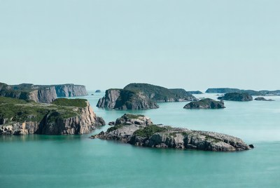 Rocky Islands in Turquoise Sea