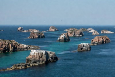 Sea Stacks in Turquoise Ocean