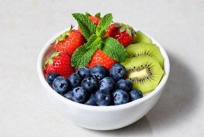 Strawberry Blueberry Kiwi Fruit Bowl