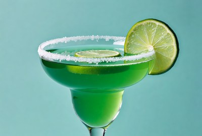 Margarita with Salt Rim and Lime