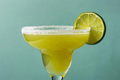 Margarita with Salt Rim and Lime