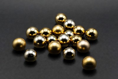 Shiny Gold and Silver Balls