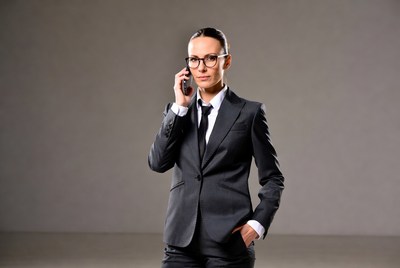 Business woman on phone call