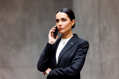 Business woman on phone call