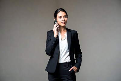 Business woman on phone call